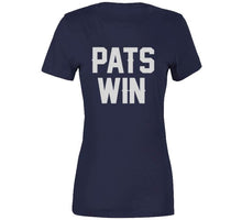 Load image into Gallery viewer, Pats Win New England Football T Shirt - image_f5de0752-3e79-4c28-ad88-11c123a76354