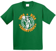 Load image into Gallery viewer, Larry Bird 1984 Boston Basketball Champions Retro T Shirt - image_f6b05782-1419-46f8-9e4b-bba3aede9d10