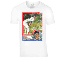 Load image into Gallery viewer, Retro Topps Wade Boggs Rookie Card Baseball Fan T Shirt - image_f7611819-d081-4b60-bdd0-77934ba2b05a