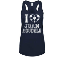 Load image into Gallery viewer, Juan Agudelo I Heart New England Soccer T Shirt - image_f7c7c860-ba99-400e-a9ce-d40a238c76b7