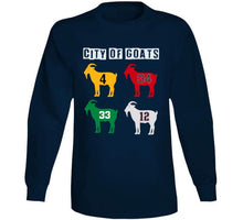 Load image into Gallery viewer, City Of Goats City Of Champions Boston Greats T Shirt - image_f8e7cc87-78f1-4ba3-b896-4af25475a5c8