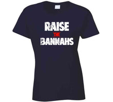 Load image into Gallery viewer, Raise The Bannahs Distressed New England Football Fan T Shirt - image_f9e04433-1ec4-46fe-a191-6908447b1b28