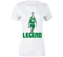 Load image into Gallery viewer, Larry Bird Legend GOAT Boston Basketball Fan T Shirt - image_fa792529-7543-475c-bbc9-68b1b64c7e59