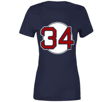 Load image into Gallery viewer, David Ortiz Big Papi 34ever Boston Baseball T Shirt - image_fae2ca32-e7c8-4e05-8c96-fdb04ab73b75