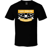Load image into Gallery viewer, Jake DeBrusk For President Boston Hockey Fan T Shirt - image_fc6f2e17-784d-445c-9a95-99fbcf49594a