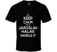 Load image into Gallery viewer, Jaroslav Halak Keep Calm Boston Hockey Fan T Shirt - image_ff2034cd-15fd-46bd-9af3-c1a0b36cc47f
