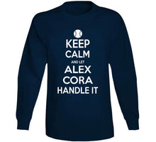 Load image into Gallery viewer, Alex Cora Keep Calm Boston Baseball Fan T Shirt - image_ff76165e-7b26-4516-9fbd-3a2154764fe4